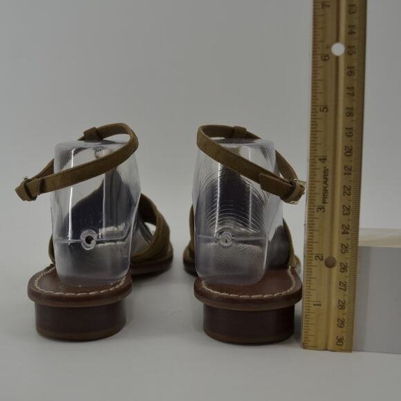 Tory Burch Gemini Link Ankle Strap Sandals Womens Flat Sz 9 - Picture 7 of 15